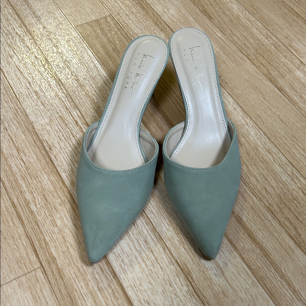 Elegant Sage Mules